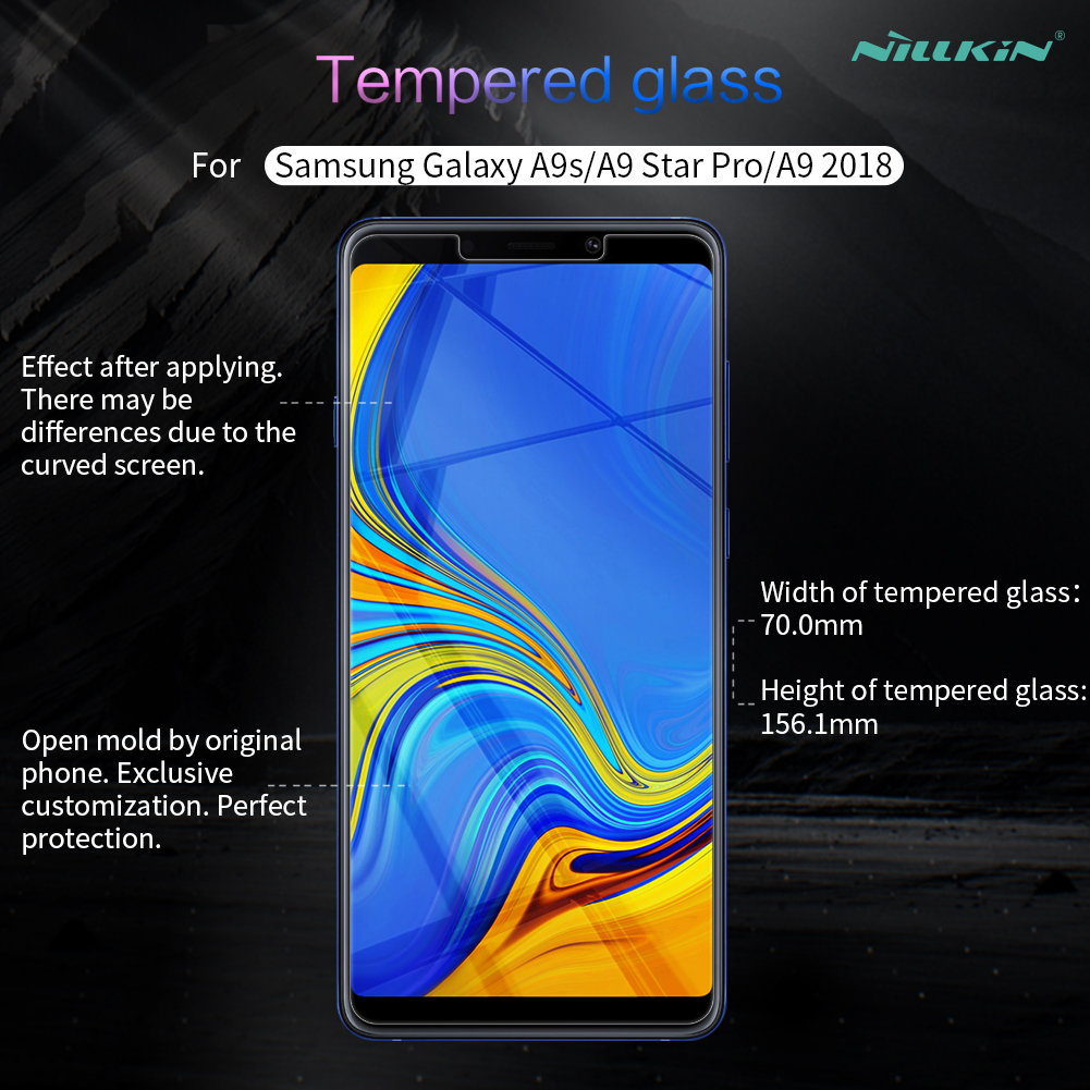 Nillkin-Explosionproof-Tempered-Glass-Screen-With-Rear-Camera-Lens-Protector-For-Samsung-Galaxy-A9-2-1402039-11